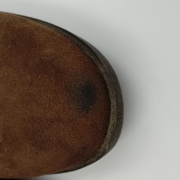 Unbranded women's size 7 dark brown suede feel booties - Picture 7 of 7